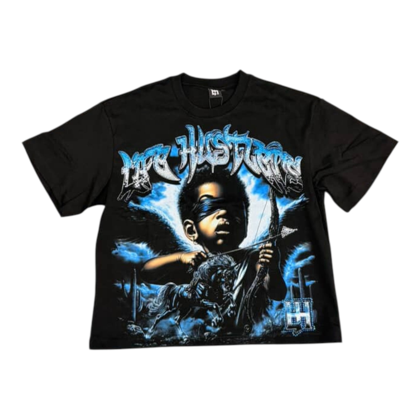 Life Hustlers “Blind Angel” Blue Tee