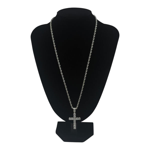 Diamond Cross Pendant (Includes Chain)