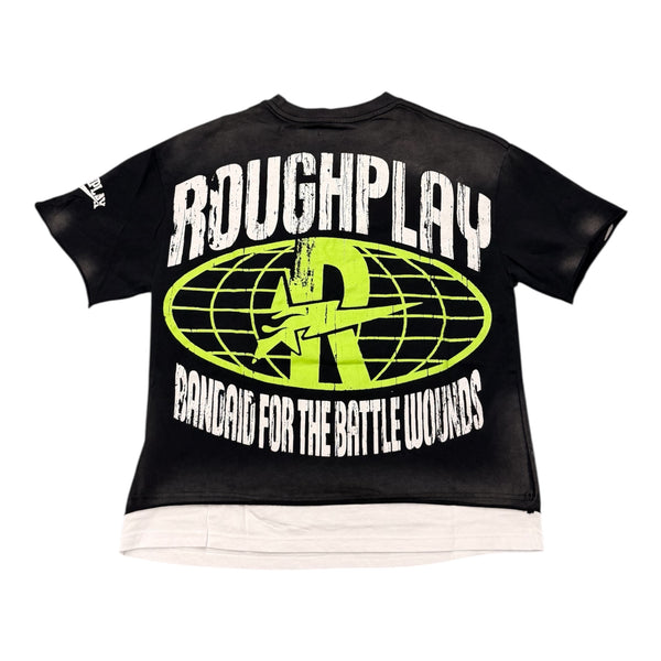 Rough Play “Scream” Black/Green Tee