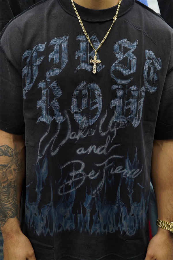 First Row “Wake Life and Be Fierce” Tee
