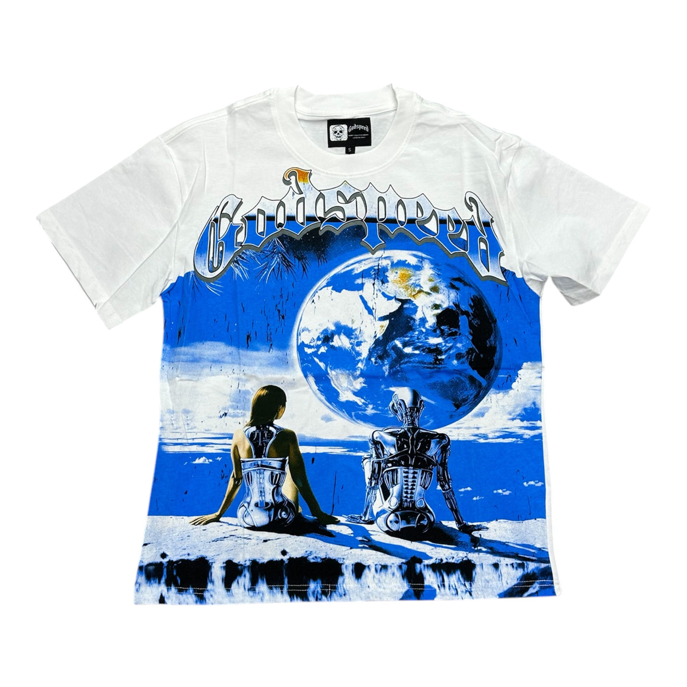 Godspeed white tee