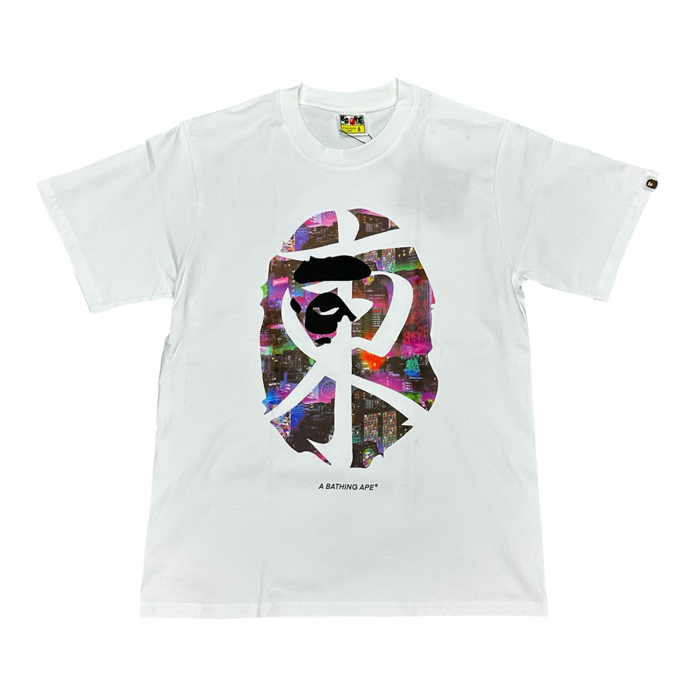 Bapen Japan City White Tee