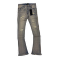 SUPPLY Blue Rhinestone Flare Jean