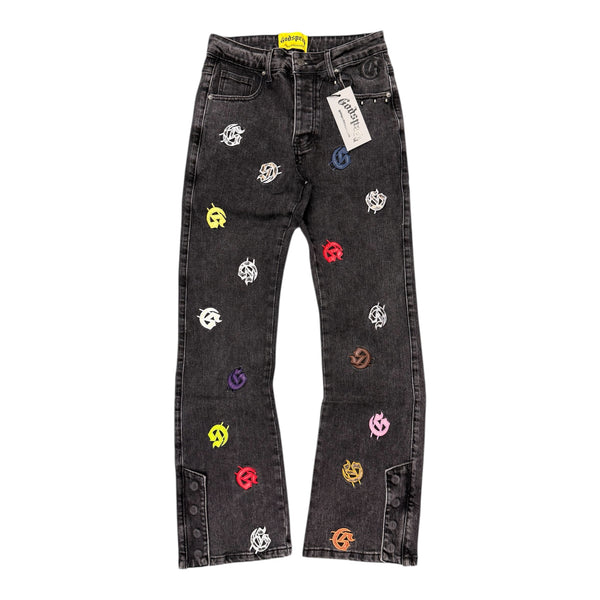 Godspeed Colorfull Patch Grey Jean