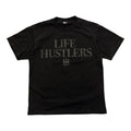 Life Hustlers Triple Black Rhinestone Tee