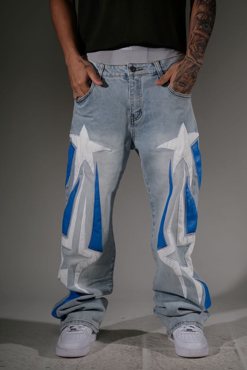 Vicious Falling Star Blue Jean