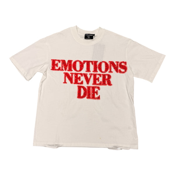 Mixed Emotions “Emotions Never Die” Red/White Tee