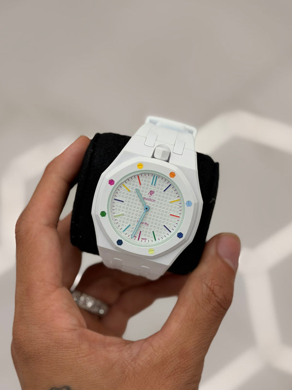 Swatch AP “ Huit Blanc “ Royal Pop Bundle 1.1