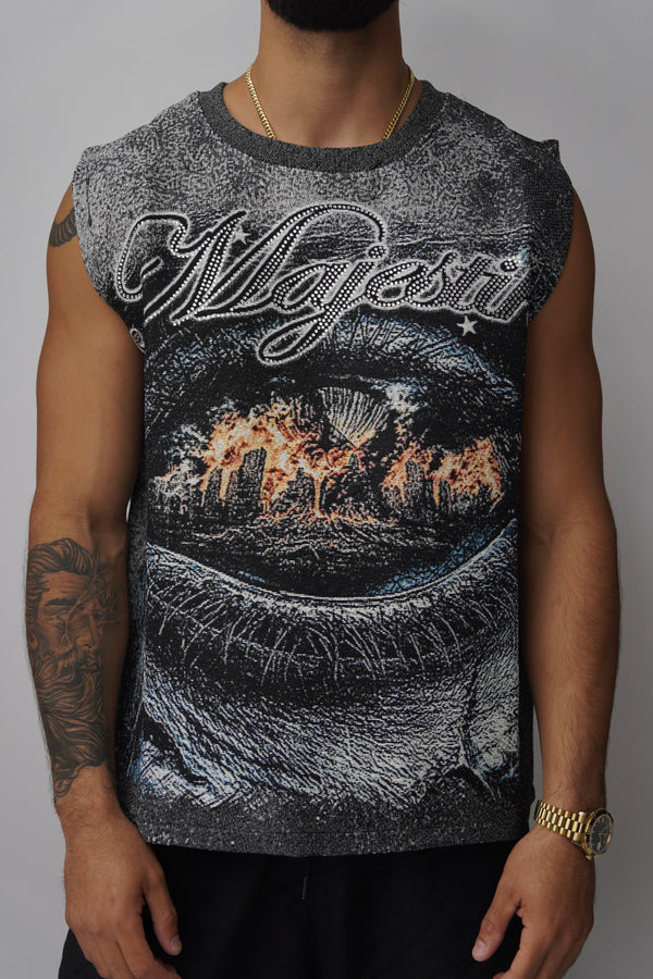 Majestik “Eye” Sleeveless Tee