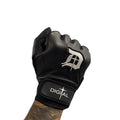 Digital Black Leather Gloves