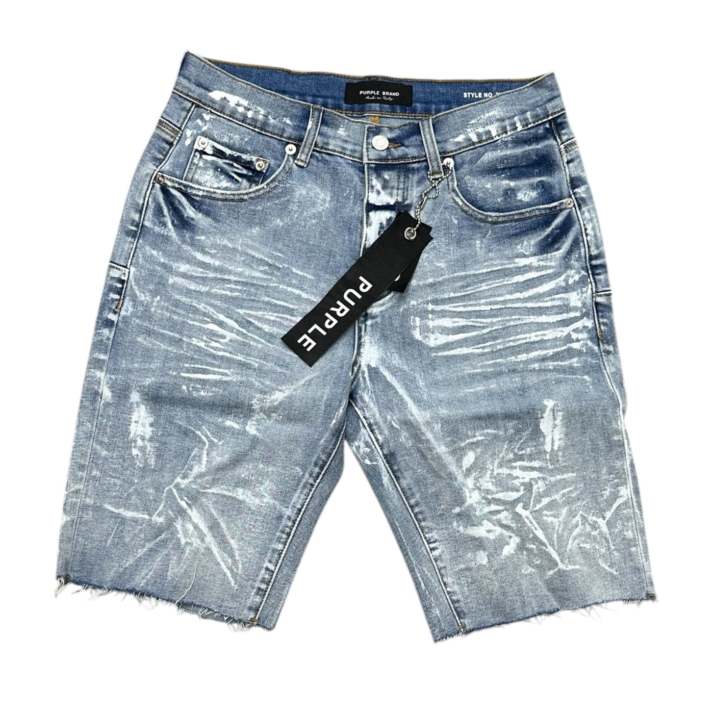Purple Jean Short Denim