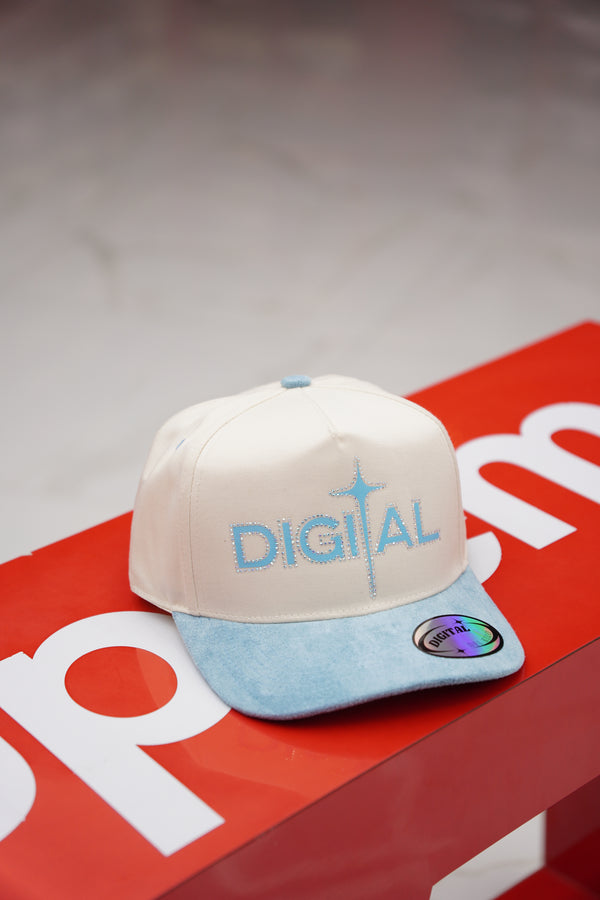 Digital Cream/Blue Cap