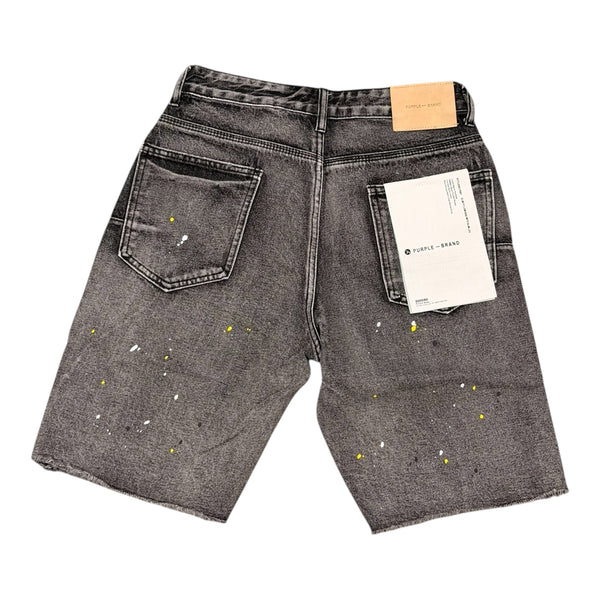 Purple Grey Short Jean