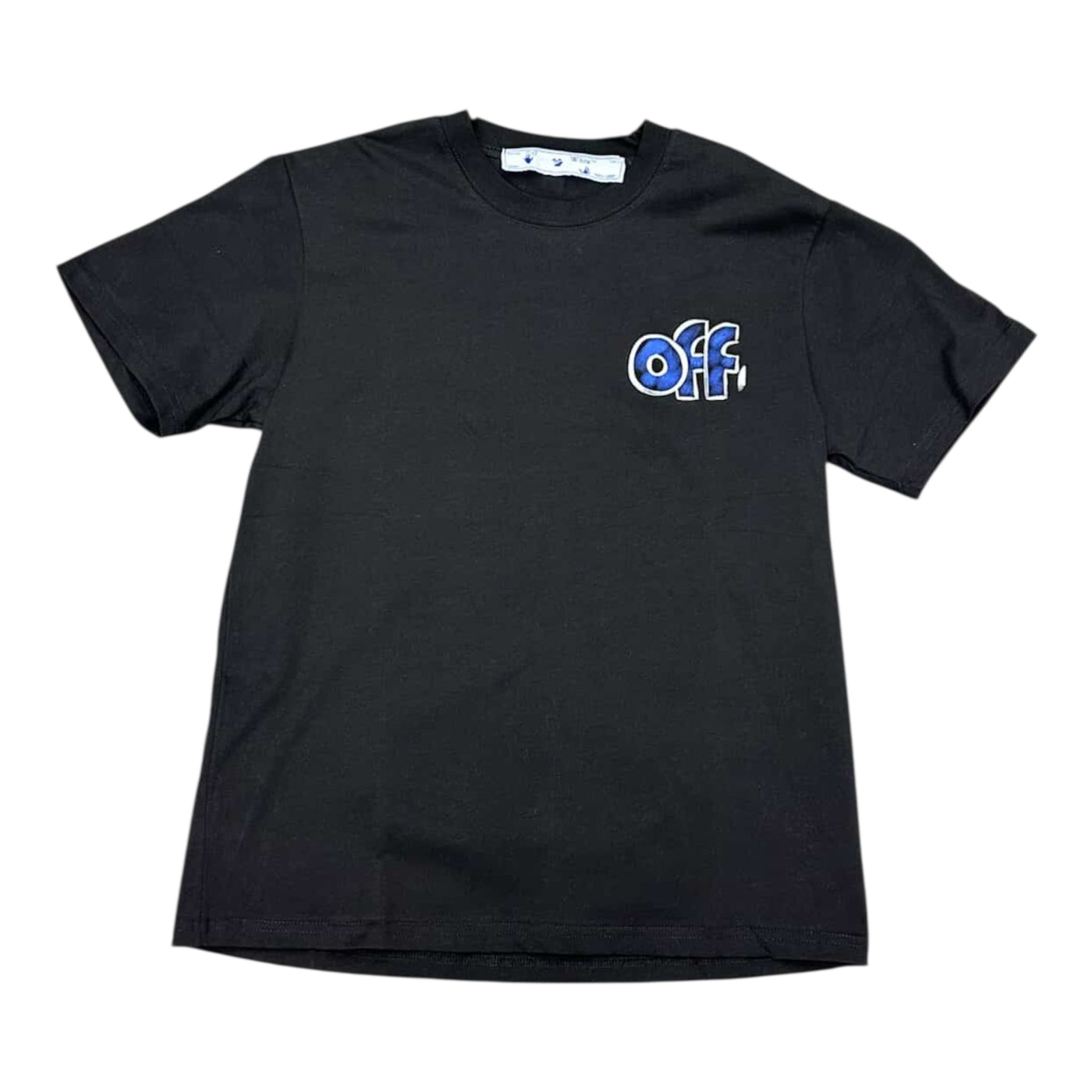 Off White Black/Blue Tee