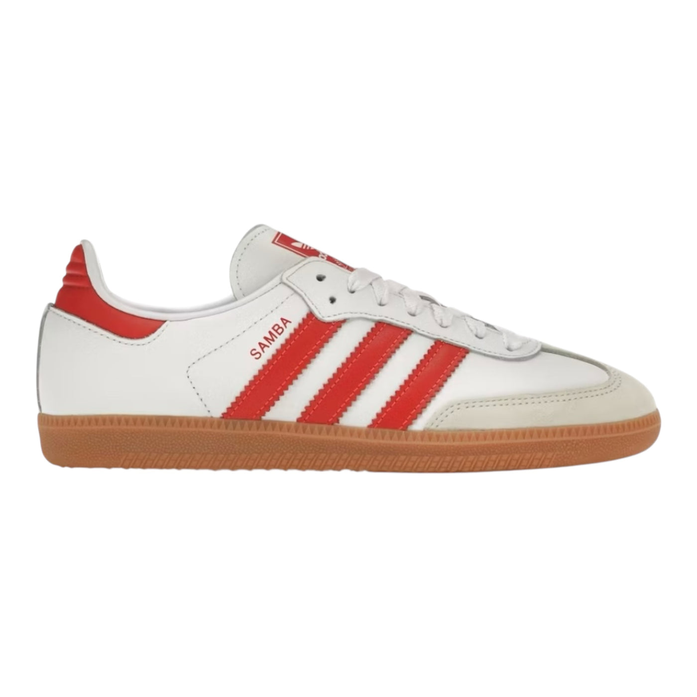 Adidas Samba White Solar Red Gum