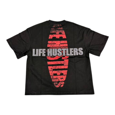 Life Hustlers “Jesus is King” Black Tee