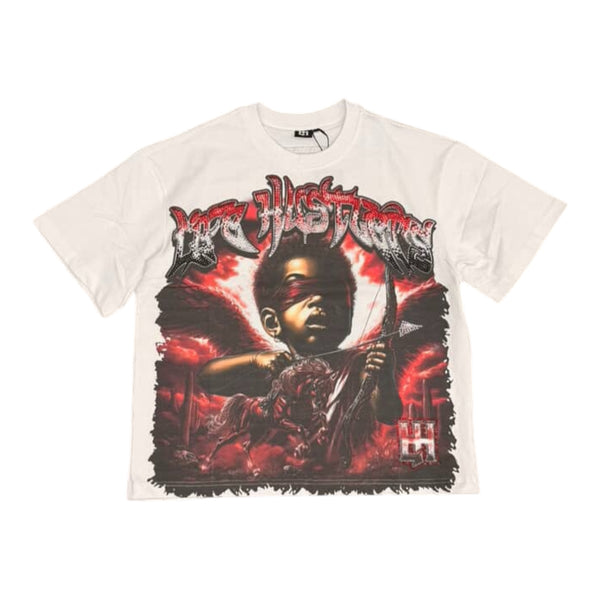 Life Hustlers Blind Angel White Tee