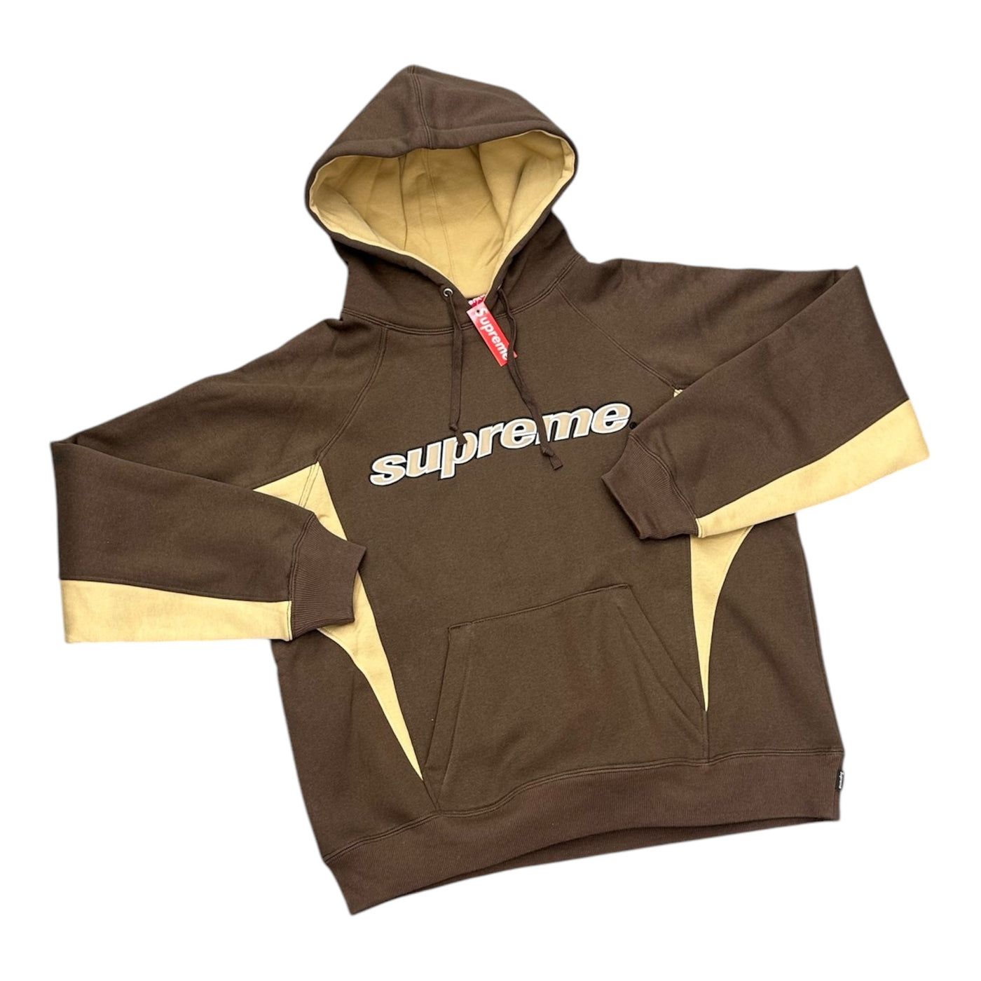 Supreme “Division one Champs” Brown Hoodie