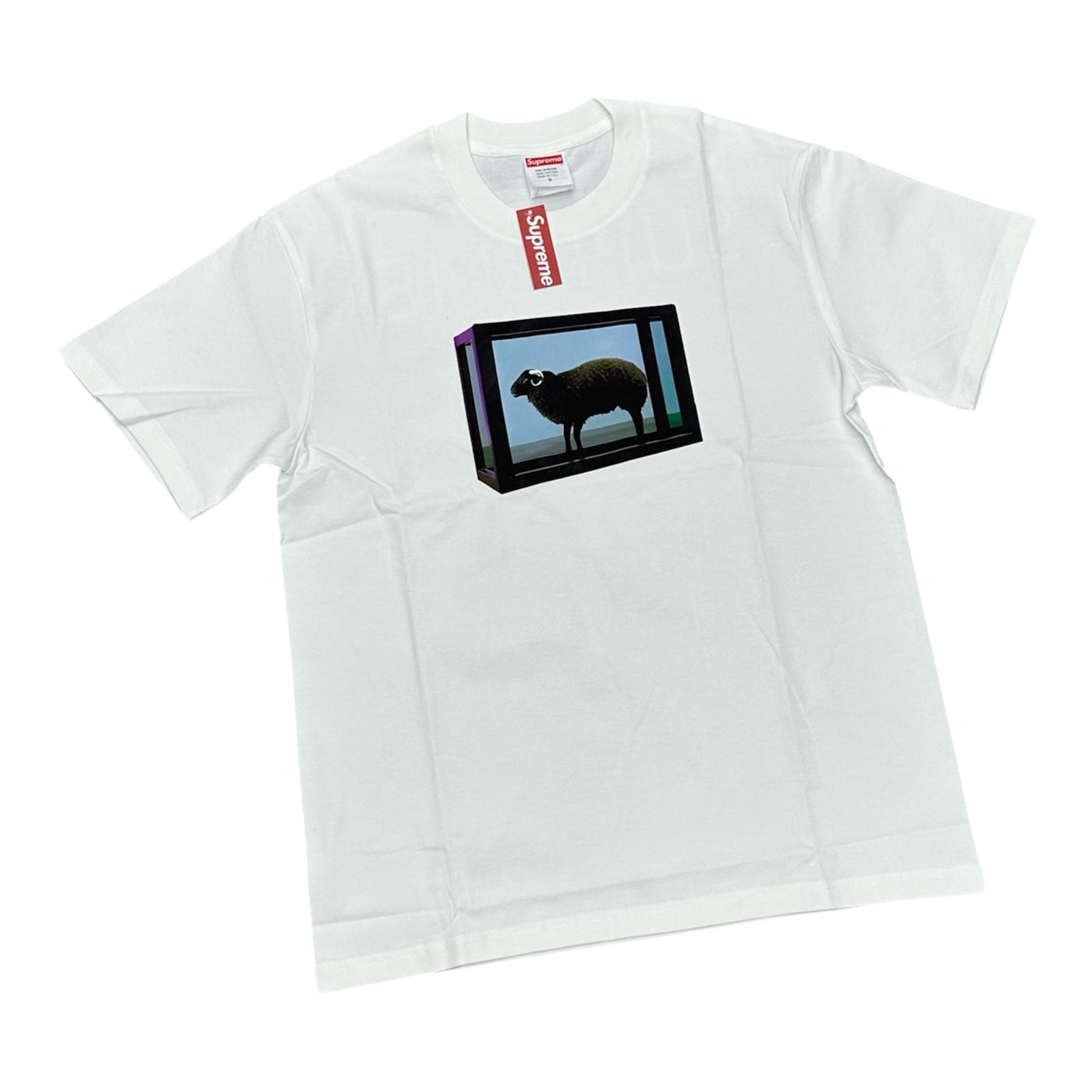Supreme “G.O.A.T” White Tee