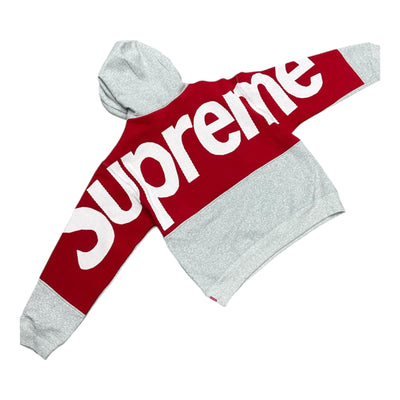 Supreme Grey&Red Hoodie