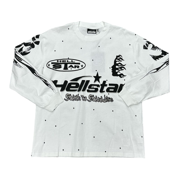 Hellstar Longsleeve White&Black Tee