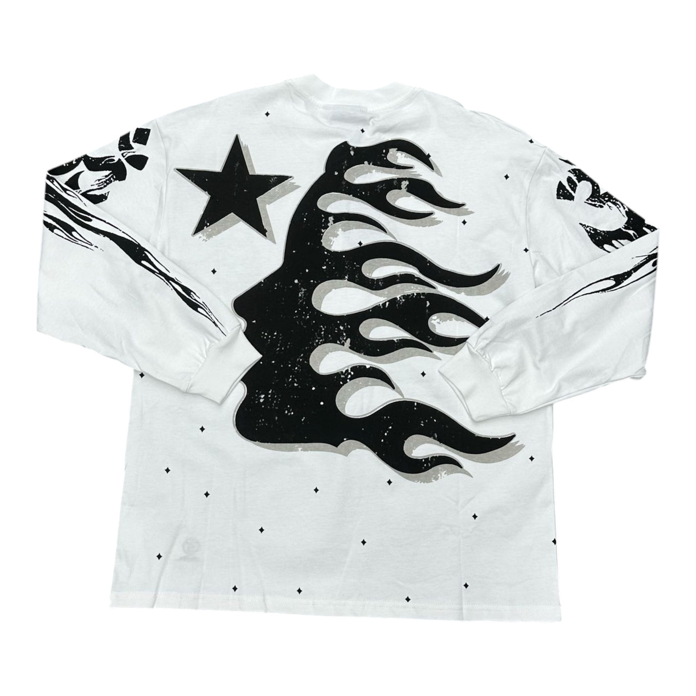 Hellstar Longsleeve White&Black Tee