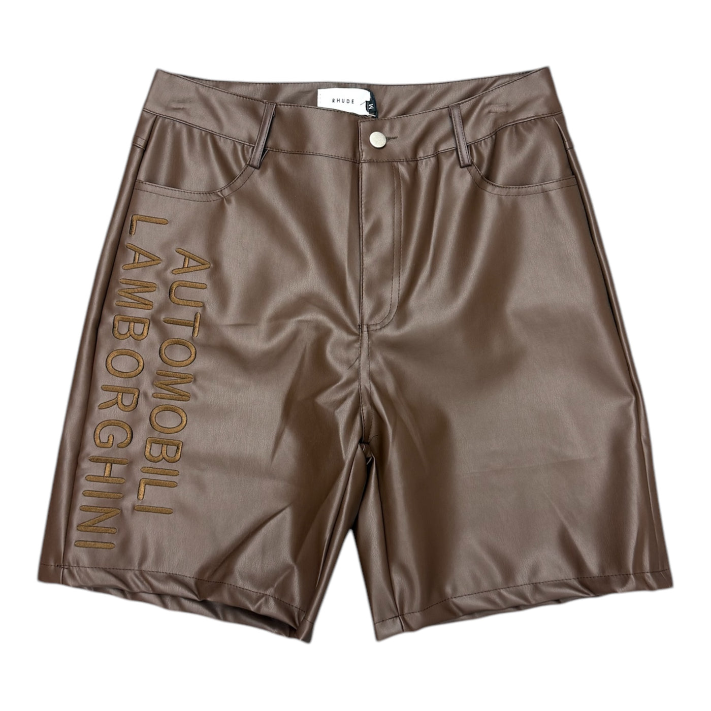 Rhude Leather Shorts