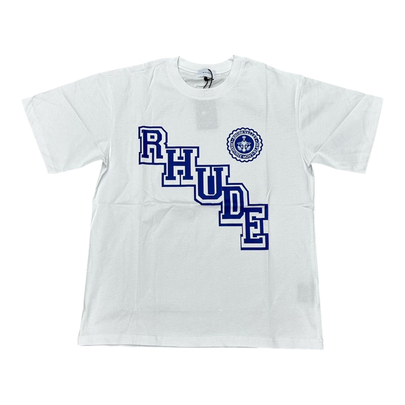 Rhude White&Blue Tee