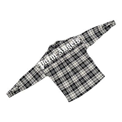Palm Angels Flannel Grey Tee