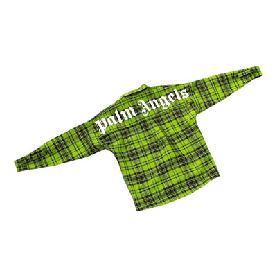 Palm Angels Flannel Grey Tee