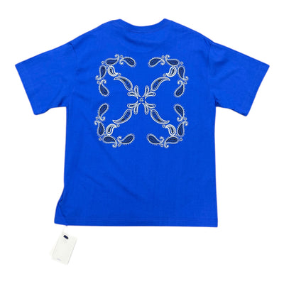 Off White Blue Tee
