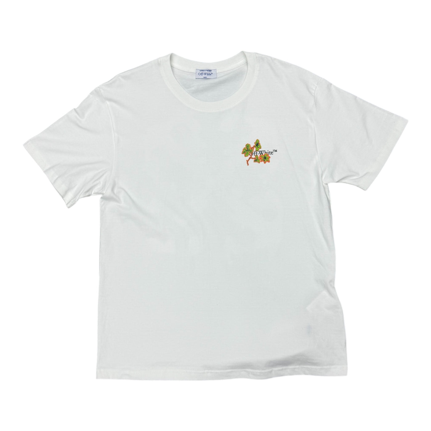 Off White White&Pink Flower Tee