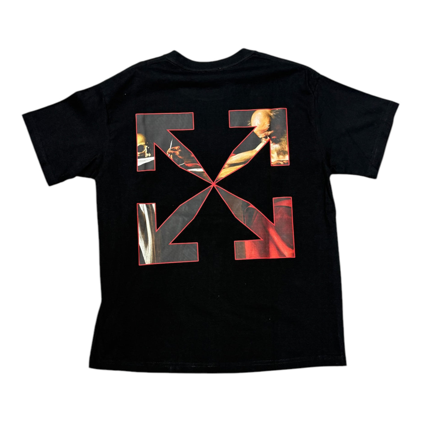 Off White Black “Drowning Man” Tee