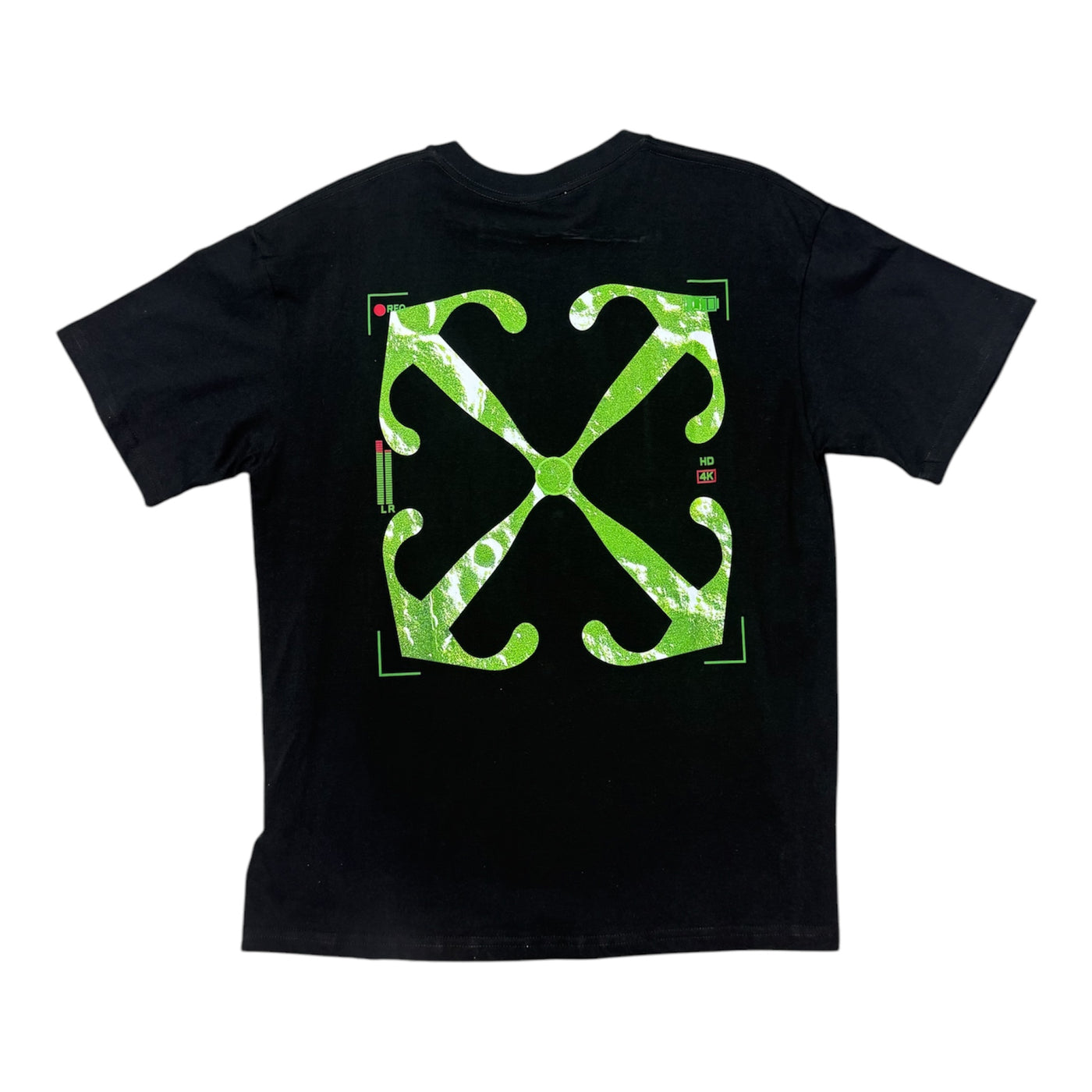 Off White “REC 4k” Black Tee