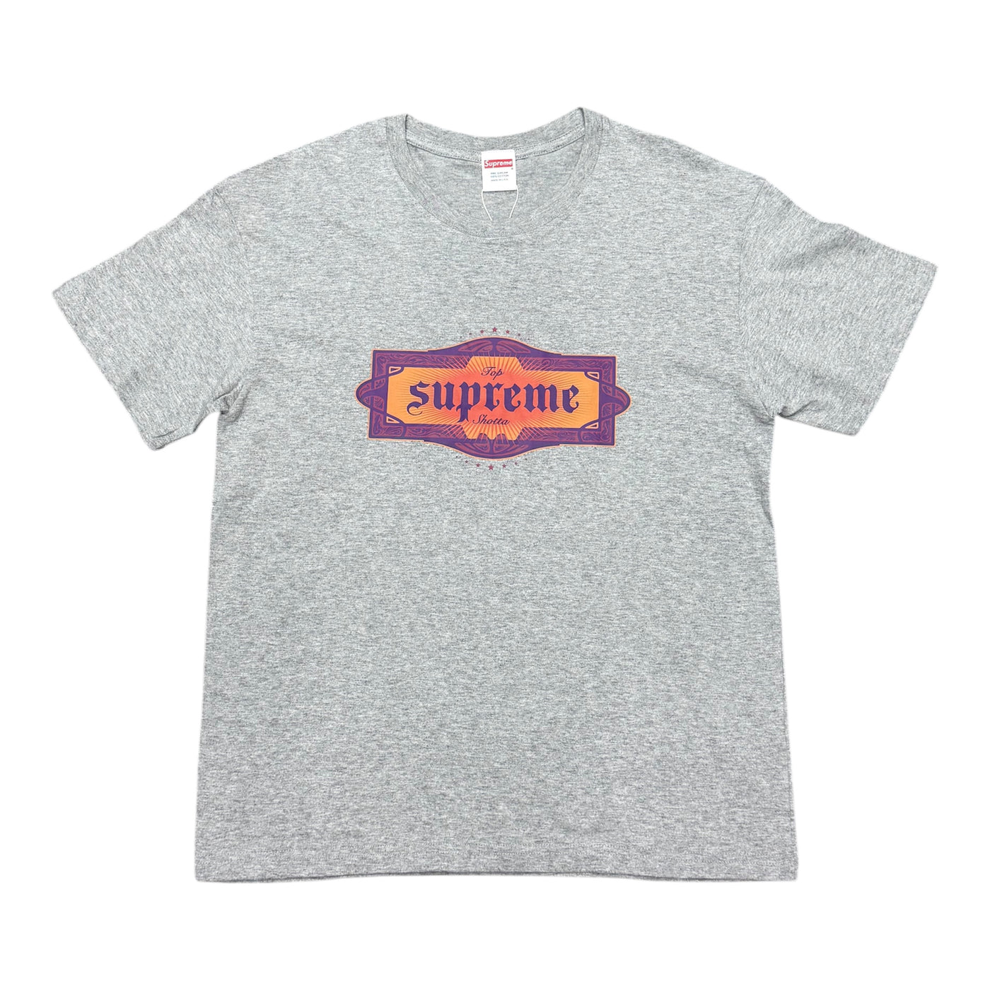 Supreme “Top Shotta” Grey Tee