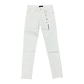 Purple Jean White