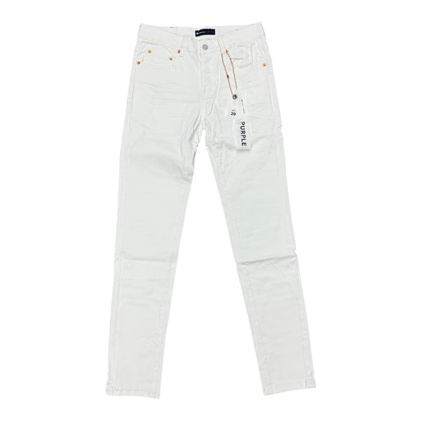 Purple Jean White