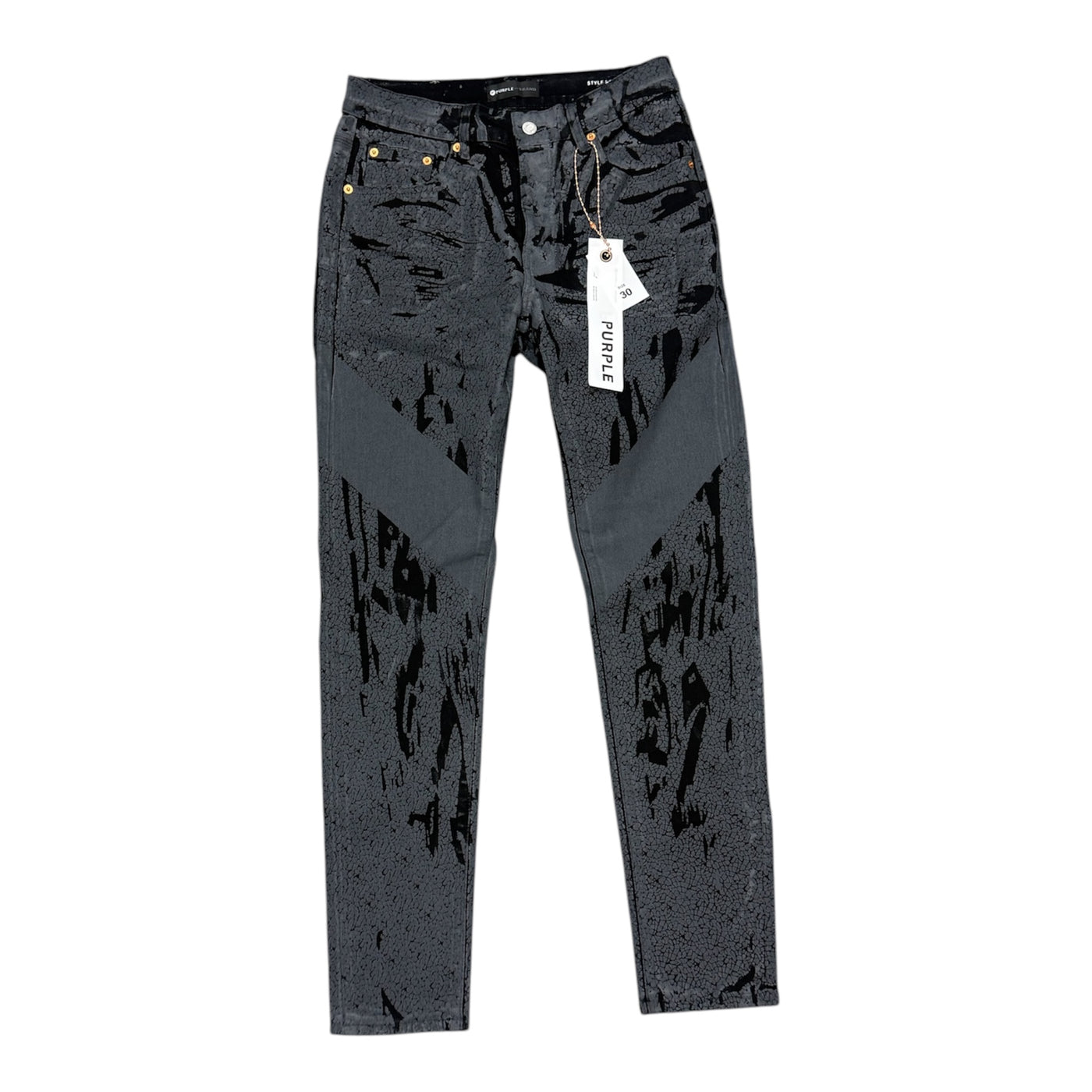 Purple Jean Elephant Skin Black