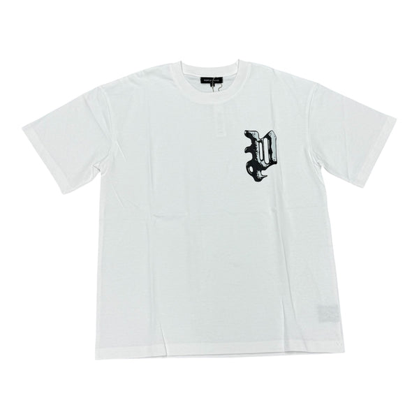 Purple White & Black Tee