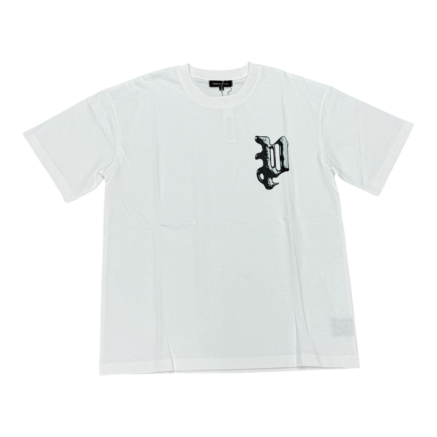 Purple White & Black Tee
