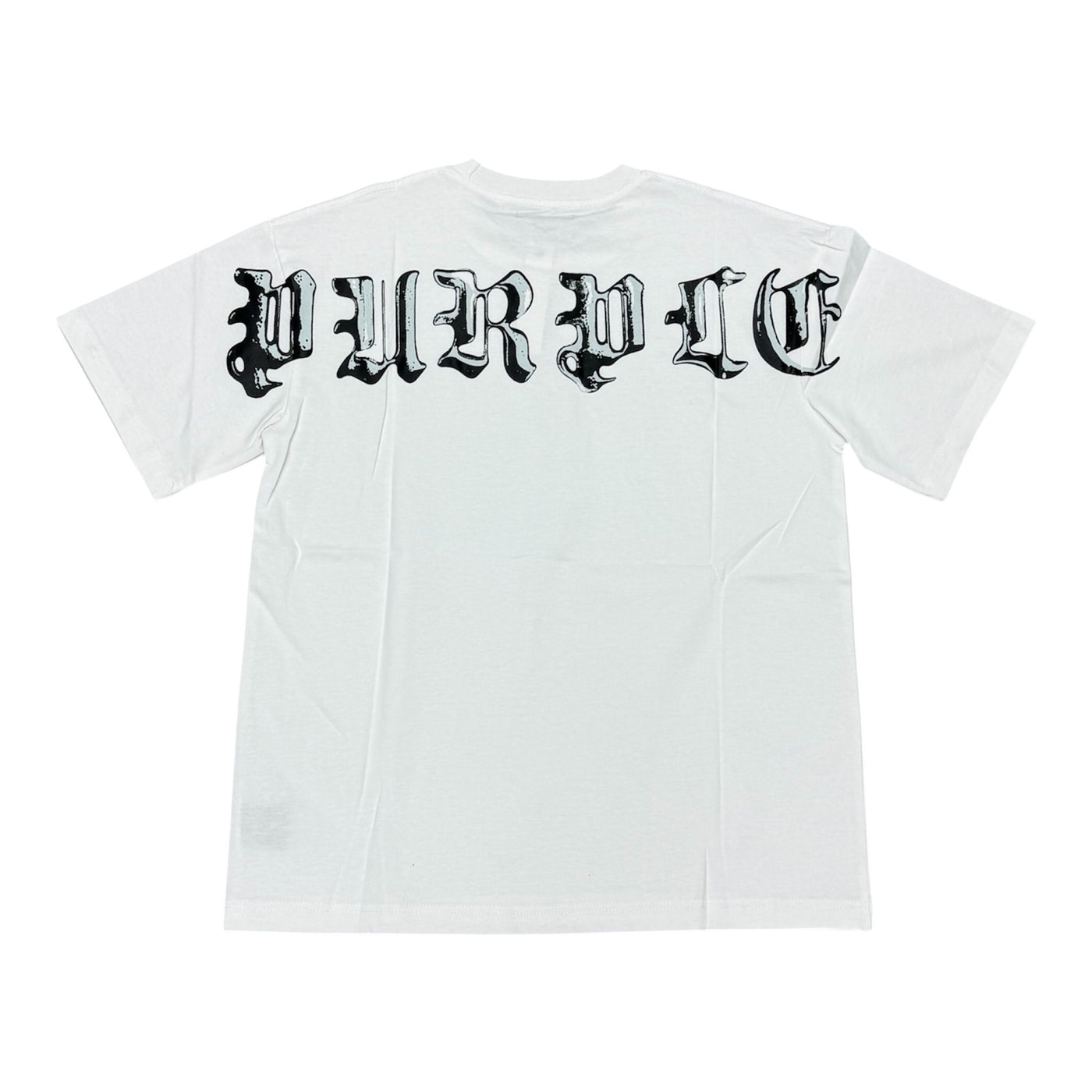 Purple White & Black Tee