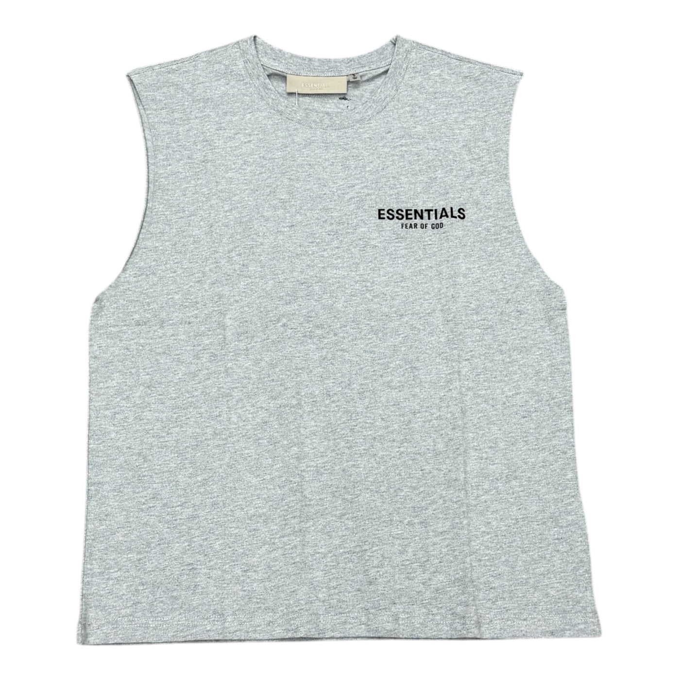 Essentials Grey Sleeveless Tee