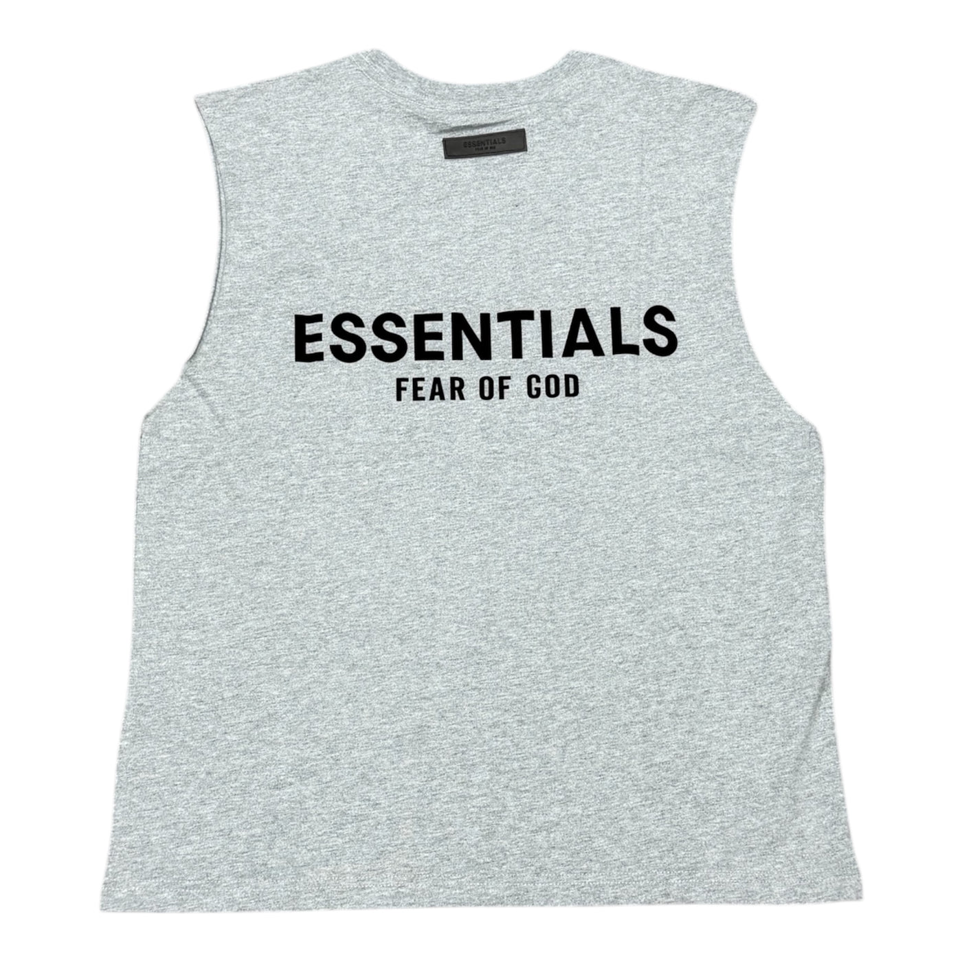 Essentials Grey Sleeveless Tee