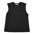 Essentials Black Sleeveless Tee