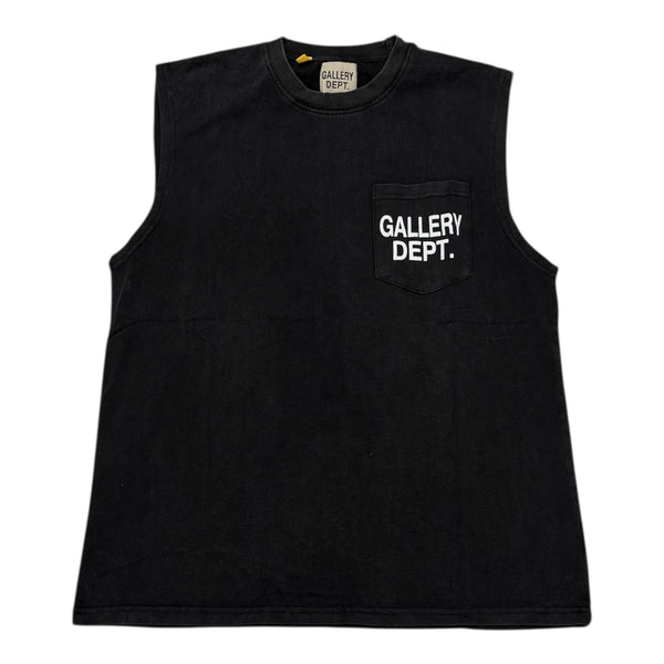 Gallery Dept Black Sleeveless Tee