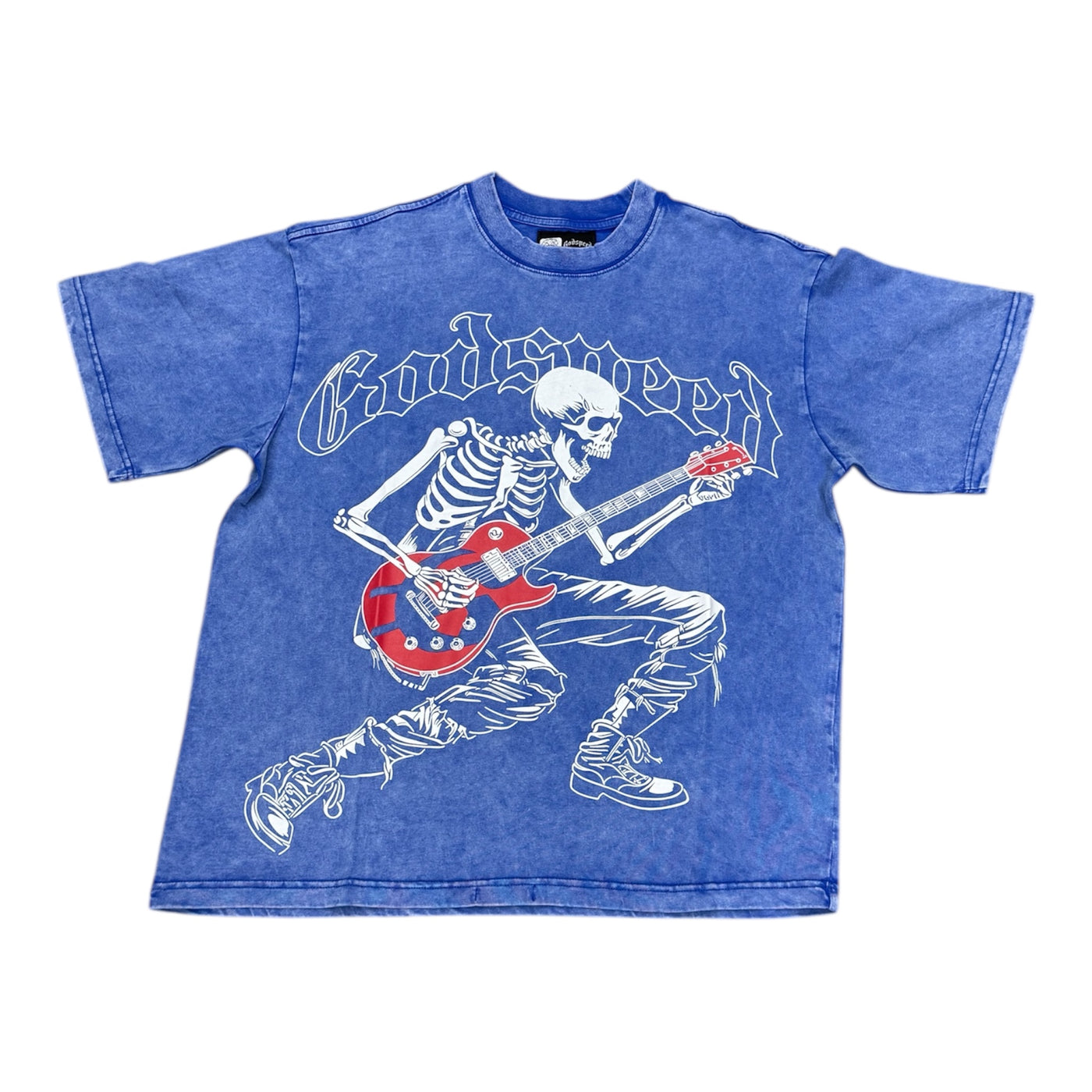 Godspeed “Electric Guitar” Blue Tee