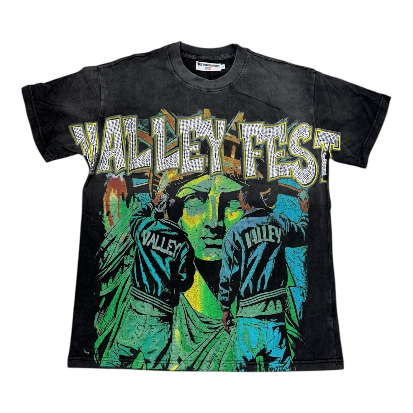 Valley “NY Graffiti” Black Tee