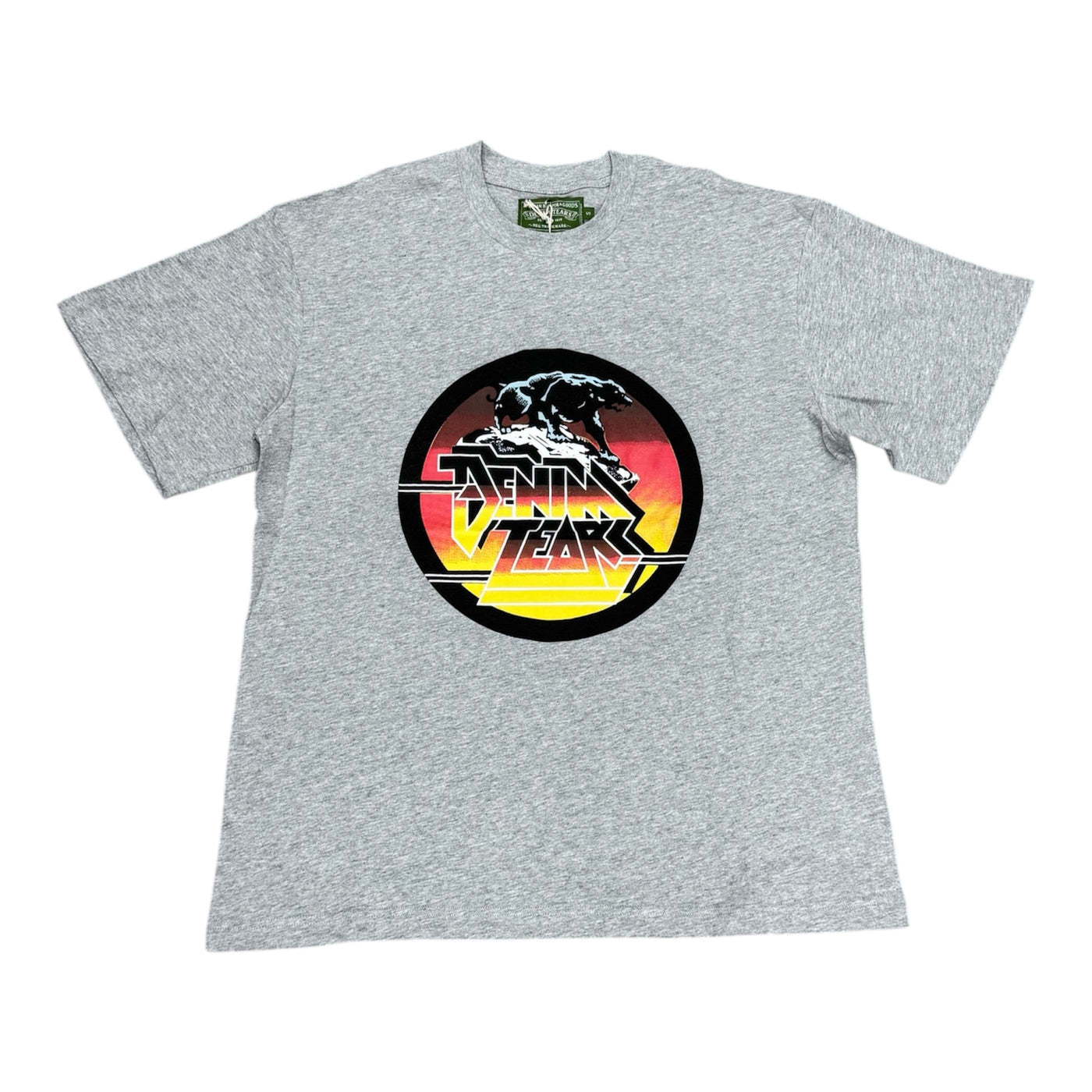 Denim Tears “Big Cat” Grey Tee