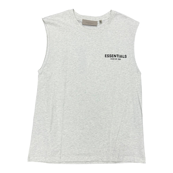 Essentials Light Grey Sleeveless Tee