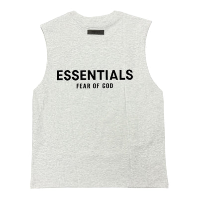 Essentials Light Grey Sleeveless Tee